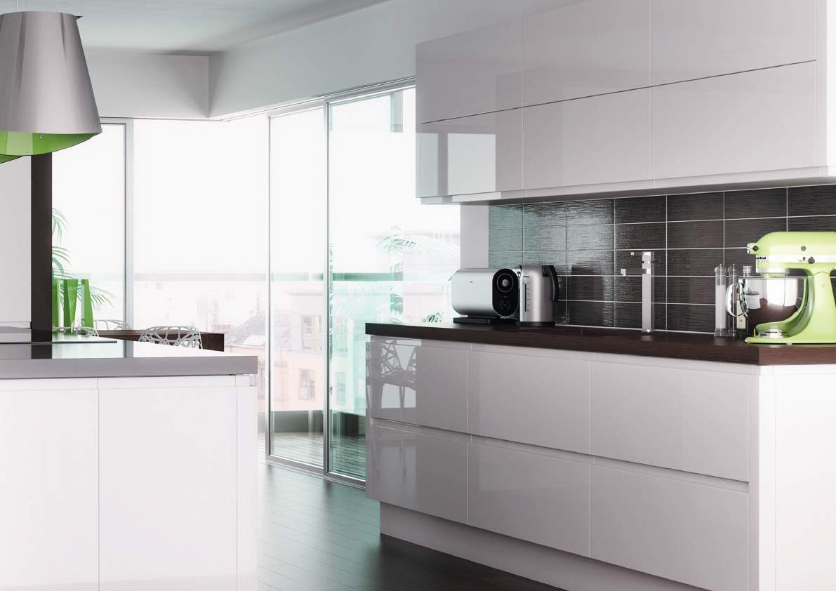 Lugano Gloss Moderna kitchen range