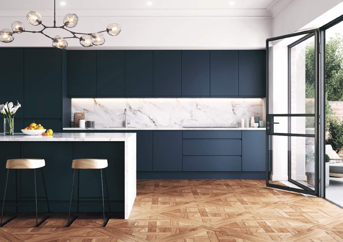 Lugano Matt Moderna kitchen range