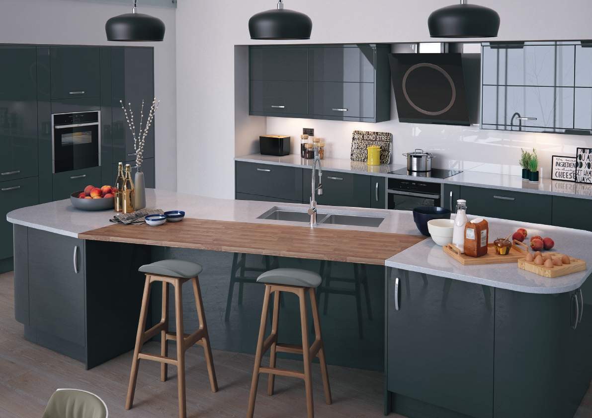 Varano Gloss Moderna kitchen range